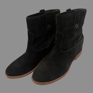 Cole Haan Rayna Hidden Wedge Suede Ankle Boot 8.5